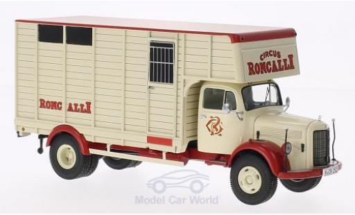 Modelauto Mercedes L3500 Base Circus Roncalli Pferdetransporter 1/43 Premium ClassiXXs