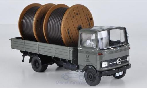 Modelauto Mercedes LP 608 Base grijs DBP-Fernmeldedienst met 2 Kabeltrommeln 1/43 Premium ClassiXXs