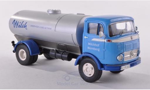 Modelauto Mercedes LP 911 Tankwagen blauw Milchhof N&Atilde;&frac14;rnberg 1/43 Premium ClassiXXs