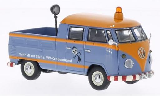 Modelauto Volkswagen T1 Base cabine double VW-Service clients 1/43 Premium ClassiXXs