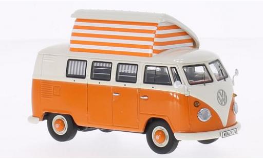 Modelauto Volkswagen T1 Base Camping oranje/wit 1/43 Premium ClassiXXs