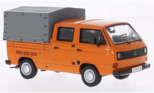 Modelauto Volkswagen T3 A Doka laadbak oranje 1/43 Premium ClassiXXs