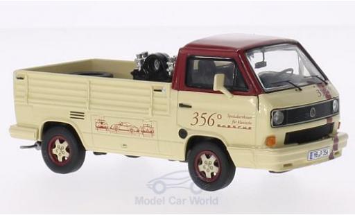 Modelauto Volkswagen T3 B laadbak 356 Spezialwerkstatt met Ladegut: Porsche-Motor 356 + 2 Reifen 1/43 Premium ClassiXXs
