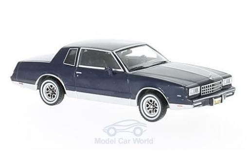 Modelauto Chevrolet Monte Carlo Coupe blauw 1981 1/43 Premium X