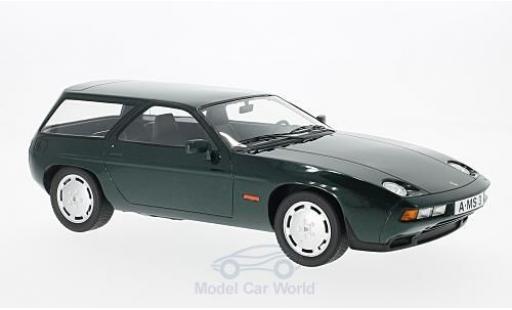 Modelauto Porsche 928 1979 S Turbo Stationwagen Artz metallic groen 1/18 Premium X