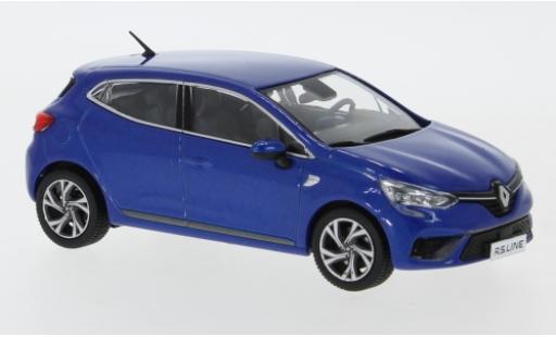 Modelauto Renault Clio RS Line metallic blauw 2019 1/43 Premium X