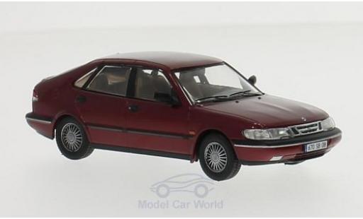 Modelauto Saab 900 V6 metallic rood 1994 1/43 Premium X