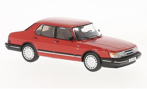Modelauto Saab 900 i rood 1987 1/43 Premium X
