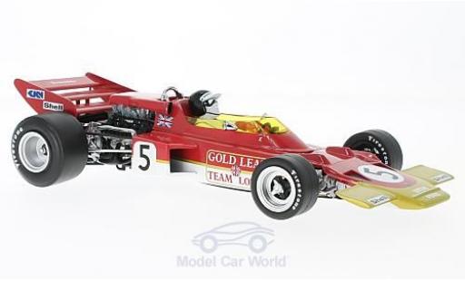 Modelauto Lotus 72 72C C No.5 Team Gold Leaf formule 1 GP Gro&Atilde;�britannien 1970 J.Rindt 1/18 Quartzo