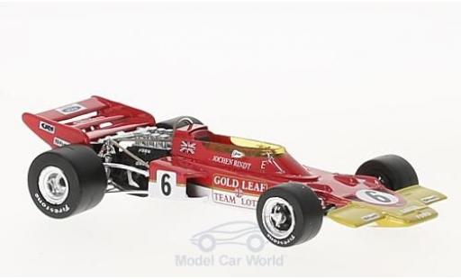 Modelauto Lotus 72 72C C No.6 Gold Leaf formule 1 GP Frankreich 1970 J.Rindt 1/43 Quartzo