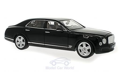 Modelauto Bentley Mulsanne berline zwart 1/18 Rastar