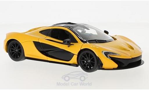 Modelauto McLaren P1 Base geel 1/24 Rastar