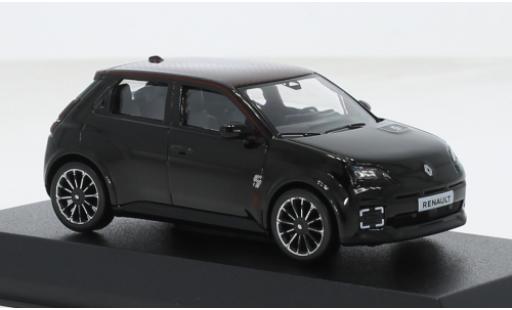 Modelauto Renault 5 Base E-Tech 100% zwart 1/43 Norev