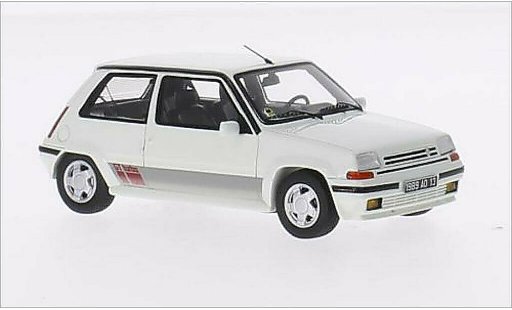 Renault 5 Turbo 1/43 Spark GT wit 1988 modelauto