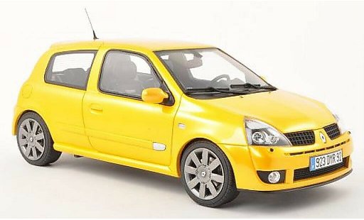Renault Clio Base 1/18 Ottomobile 2 Phase 3 geel 2004 modelauto