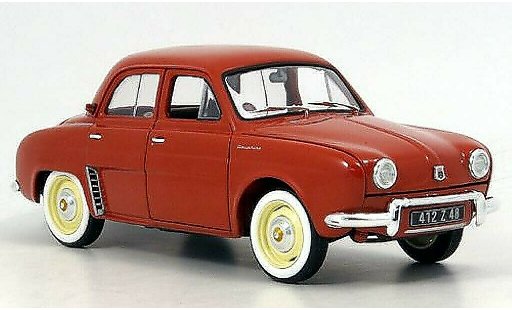 Renault Dauphine Base 1/18 Norev rood 1958 modelauto