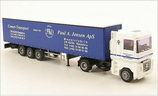 Renault Magnum Base 1/87 AWM Comet Transport G-Koffer-Sattelzug modelauto
