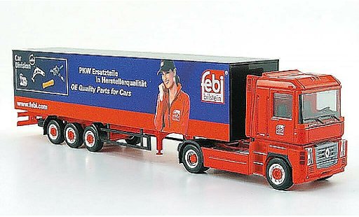 Renault Magnum Base 1/87 Herpa Eurokoffer-Sattelzug Febi modelauto