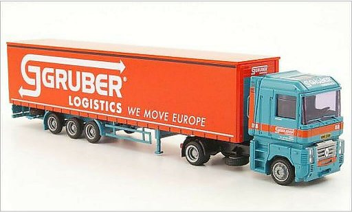 Renault Magnum Base 1/87 AWM Gruber Logistics Mega-G-KSZ modelauto