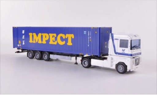 Renault Magnum Base 1/87 AWM JGT / Impect (NL) 45-Container-SZ modelauto