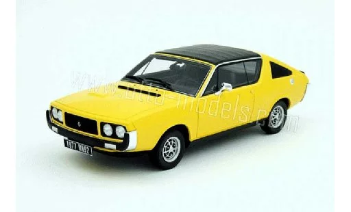 Renault 17 Gordini 1/18 Ottomobile geel 1977 modelauto