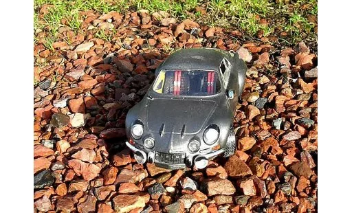 Alpine A110 1300 s bv4 1/18 Burago 1800 grijs modelauto