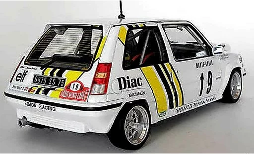 Renault 5 Turbo 1/18 Norev GT rallye jantes 13 alu modelauto