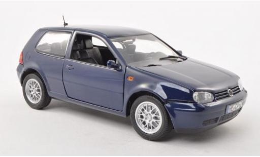 Modelauto Volkswagen Golf Base IV blauw 1997 sans Vitrine 1/18 Revell