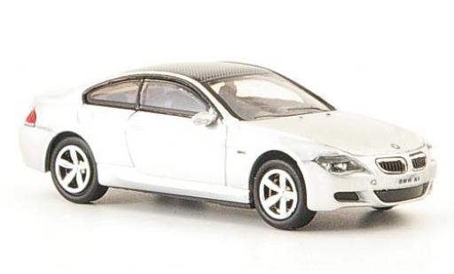 Modelauto Bmw M6 Coupe grijs 2006 1/87 Ricko