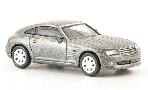 Modelauto Chrysler Crossfire Coupe metallic grijs 2006 1/87 Ricko