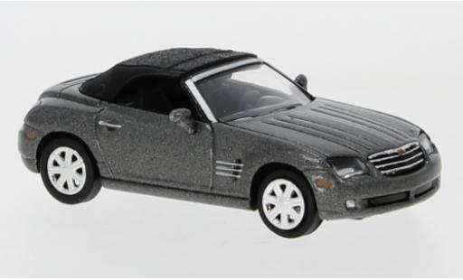 Modelauto Chrysler Crossfire Roadster metallic grijs kap ferm&Atilde;&copy; 1/87 Ricko