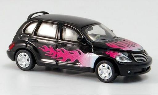 Modelauto Chrysler PT Cruiser hatchback zwart/Dekor 2006 1/87 Ricko
