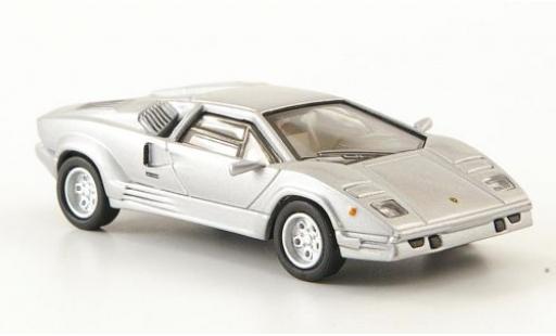 Modelauto Lamborghini Countach 25th Anniversary verjaardag grijs 1989 1/87 Ricko