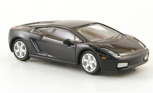 Modelauto Lamborghini Gallardo Base zwart 2004 1/87 Ricko