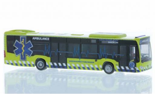 Modelauto Mercedes Citaro Base Ambulance GRTW Basel (CH) 2015 1/87 Rietze