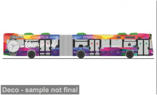Modelauto Mercedes Citaro G 2012 Bogestra - Wertschmiede 1/87 Rietze