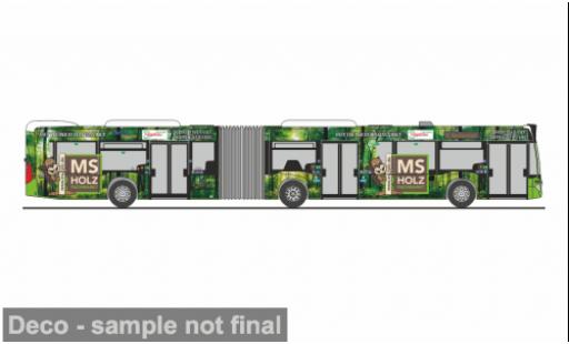 Modelauto Mercedes Citaro G 2015 ESWE - MS Holzfachmarkt Wiesbaden 1/87 Rietze