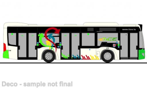 Modelauto Mercedes Citaro K TICE (LU) 2015 1/87 Rietze
