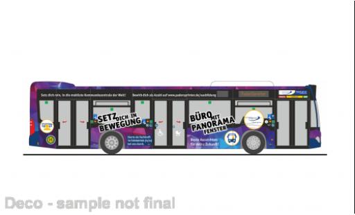 Modelauto Mercedes Citaro Base Padersprinter Paderborn 2015 1/87 Rietze
