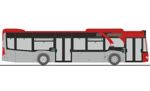 Modelauto Mercedes Citaro Base SVHI Hildesheim 2015 1/87 Rietze