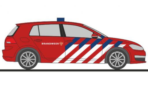 Modelauto Volkswagen Golf Base VII Brandweer (NL) 1/87 Rietze