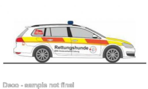 Modelauto Volkswagen Golf Variant VII Rettungshundestaffel Coburg 1/87 Rietze