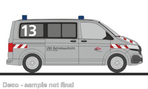 Modelauto Volkswagen T6 T6.1 .1 Betriebsaufsicht VBK Karlsruhe 1/87 Rietze