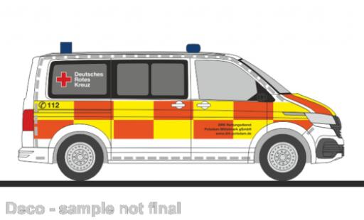 Modelauto Volkswagen T6 T6.1 .1 bus DRK services de secours Potsdam - Mittelmark 1/87 Rietze