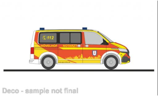 Modelauto Volkswagen T6 T6.1 .1 bus m&Atilde;&copy;decin d H&Atilde;&para;velhof cercle Paderborn 1/87 Rietze