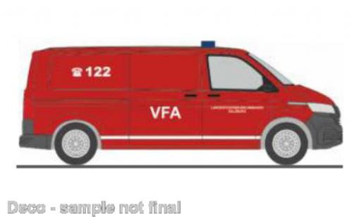 Modelauto Volkswagen T6 T6.1 .1 bestelwagen Landesbrandweerkommando Salzburg (AT) 1/87 Rietze