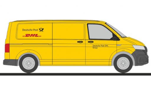 Modelauto Volkswagen T6 T6.1 .1 LR bestelwagen Allemand Post DHL 1/87 Rietze