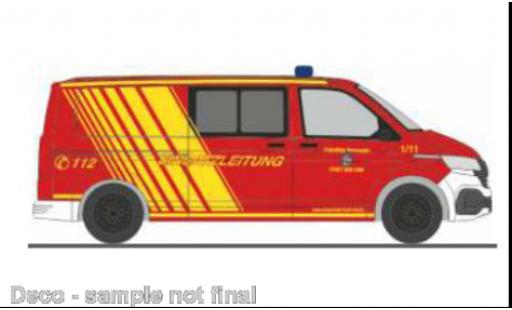 Modelauto Volkswagen T6 T6.1 .1 brandweer Bad Orb 1/87 Rietze