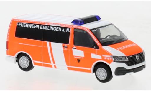 Modelauto Volkswagen T6 T6.1 .1 brandweer Esslingen am Neckar 1/87 Rietze