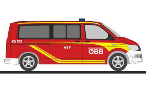 Modelauto Volkswagen T6 T6 bus Betriebsbrandweer &Atilde;�BB 1/87 Rietze